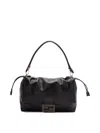 Fendi Large Top Handle Shoulder Bag In Black