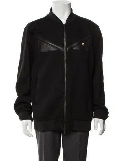 Pre-owned Fendi Bomber Jacket In Black