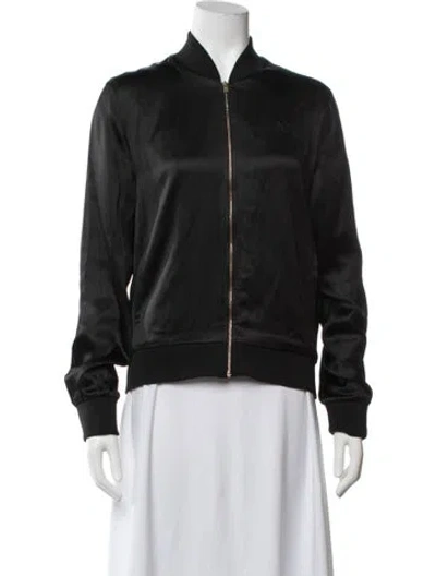Pre-owned Fendi Bomber Jacket In Black