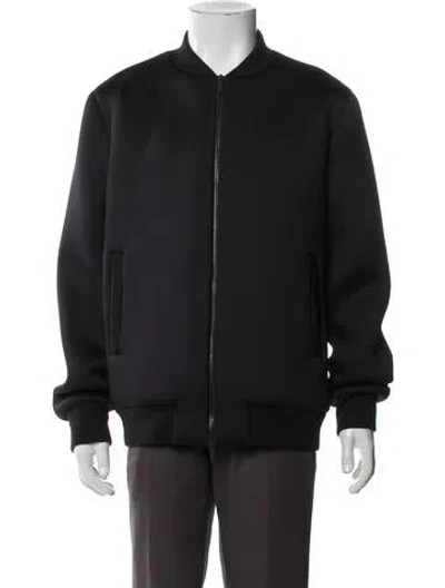 Pre-owned Fendi Bomber Jacket In Gray