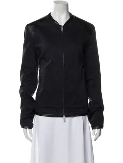 Pre-owned Fendi Bomber Jacket In Gray