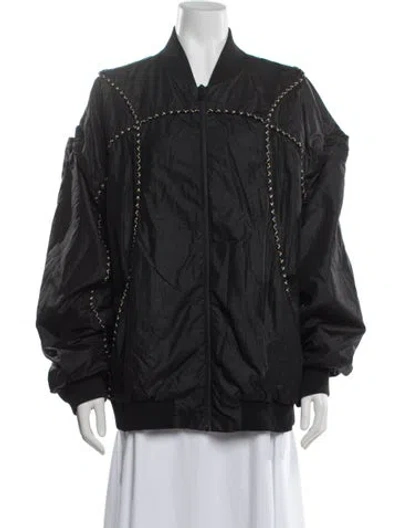 Pre-owned Fendi Bomber Jacket In Grey