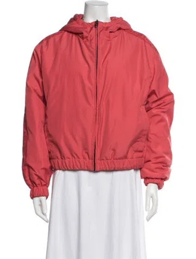 Pre-owned Fendi Bomber Jacket In Orange