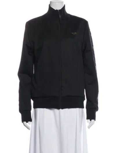 Pre-owned Fendi Bomber Jacket W/ Tags In Black