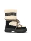 Fendi Apres Chic Suede Boot In Black