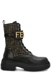 Fendi Graphy Biker Boot In Black