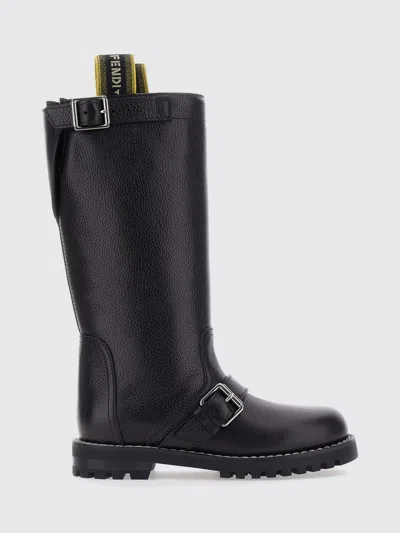 Fendi Boots Woman Color Black