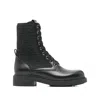 Fendi Leather Boot In Black