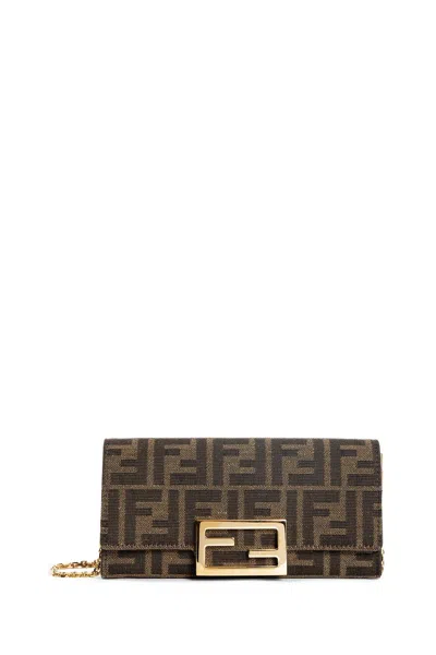 Fendi Borse Mini Marroni Donna In Brown