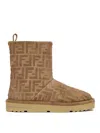 Fendi Apres Chic Ff Suede Boot In Blanco