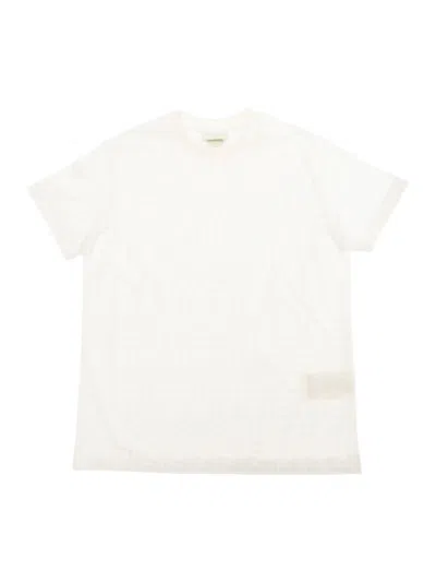 Fendi Boy Cotton T-shirt In White