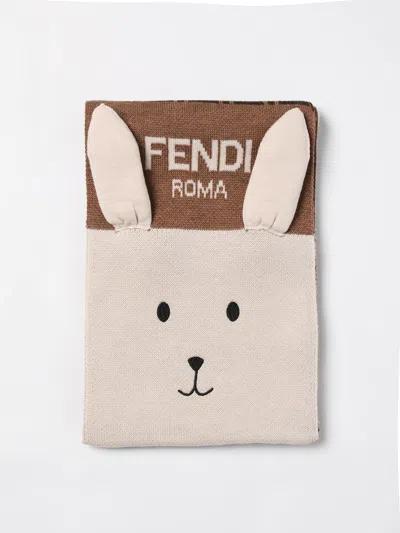Fendi Scarf Boy  Kids In Neutral