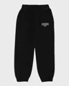 FENDI BOY'S SWEATPANTS W/ FUZZY LOGO