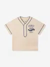 Fendi Boys Cotton T-shirt In Beige