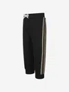 FENDI BOYS FF LOGO TAPE JOGGERS 7 YRS BLACK