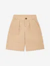 Fendi Monogram-pattern Shorts In Beige