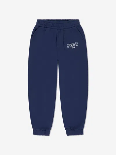 Fendi Babies'  Boys Logo Joggers In Blue