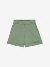 Fendi Shorts In Felpa In Green
