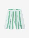 Fendi Boys Pequin Print Shorts In Blue