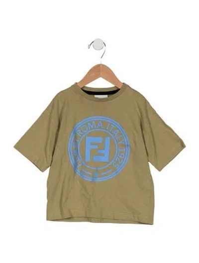 Pre-owned Fendi Babies' Boys' T-shirt In Green