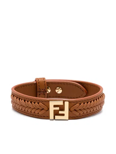 Fendi Forever  Bracelet In Brown