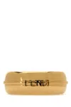 Fendi Metal Rigid Bracelet Gold-tone Finish In Gold