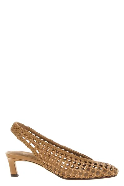 FENDI BRAIDED SLINGBACK