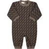 FENDI BROWN BABYGROW FOR BABYKIDS WITH DOUBLE FF