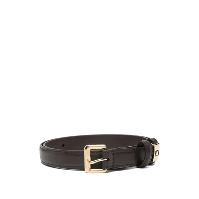 FENDI FENDI BROWN BELTS WOMEN