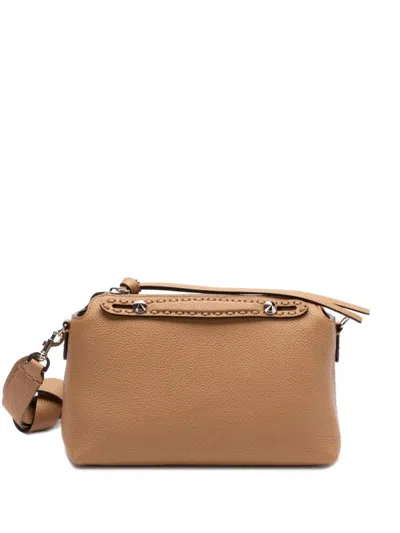 Fendi Brown By The Way Medium Selleria Handbag