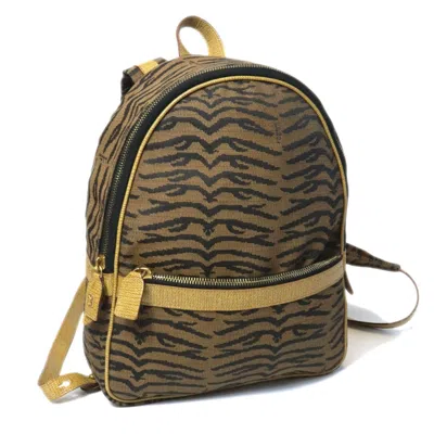Pre-owned Fendi Brown Canvas Backpack ()