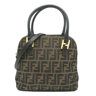 Pre-owned Fendi Brown Canvas Handbag Tote Bag ()