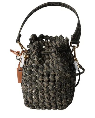 Fendi Brown Canvas Mini Mon Tresor (authentic Pre-loved)