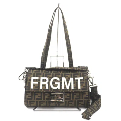 Pre-owned Fendi Brown Canvas Shoulder Bag Tote Bag ()