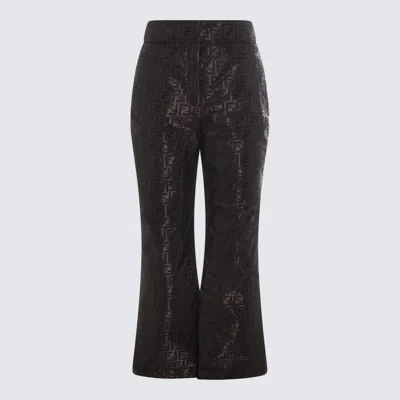 Fendi Brown Cotton Pants
