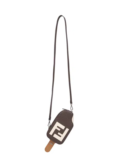 Fendi Brown Cremino Bag Crossbody Bag
