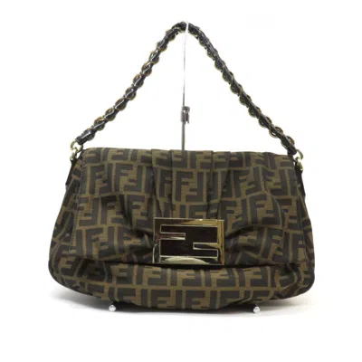 Pre-owned Fendi Brown Dark Brown Shoulder Bag ()