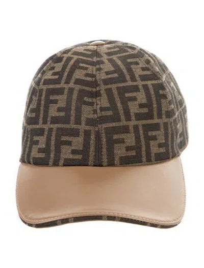 Pre-owned Fendi Brown  Baseball Hat