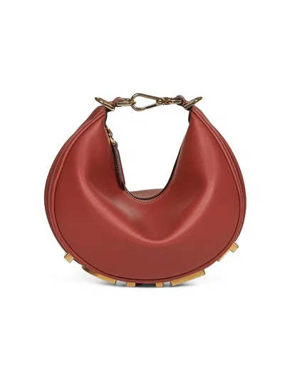 FENDI BROWN FENDIGRAPHY MINI MINI BAG