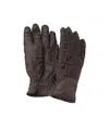 Fendi Brown Ff Nylon Gloves In Brown