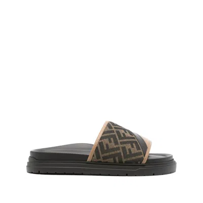 Fendi Brown Flip-flops & Slides Men