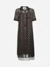 Fendi Women Printed Silk Shirt Dress