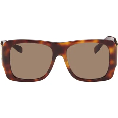 Fendi Brown 'forever ' Sunglasses In Blonde Havana / Brow