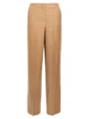 Fendi Tailored Trousers With Pockets And Crease In Brown