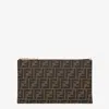 Fendi Brown Italian Clutch