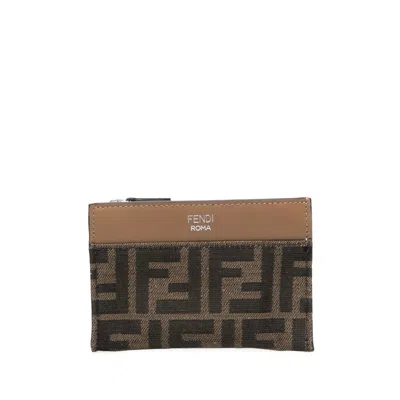 FENDI FENDI BROWN KEYRINGS & CHAINS MEN