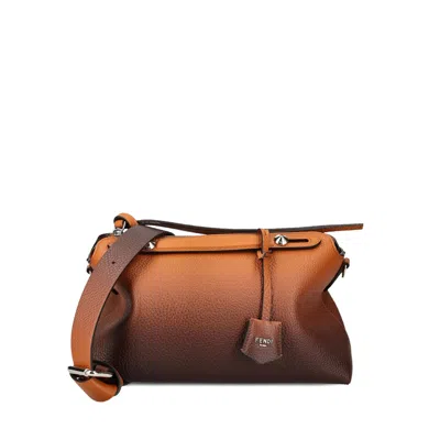 FENDI FENDI BROWN LAPTOP BAGS WOMEN