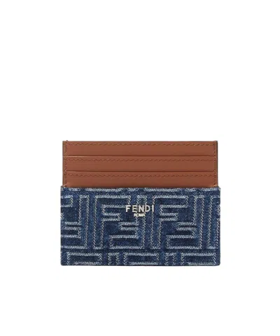 FENDI FENDI FF JACQUARD CARD HOLDER