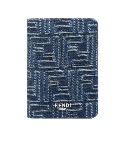 FENDI FENDI FF JACQUARD BI-FOLD CARD HOLDER