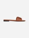 Fendi Ff Tube Medallion Flat Sandals